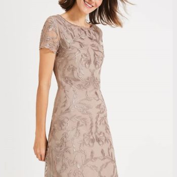 پیراهن تمام دانتل ابریشم دوزی کالباسی