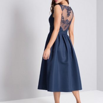 Alternative view of پیراهن قیطان دوزی سرمه ای